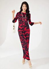 Luxury Formal Pleats Pant Set