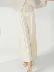 Zero-Crease Pleated Trousers