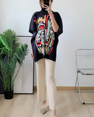 Luxury Pleated Tunic Top