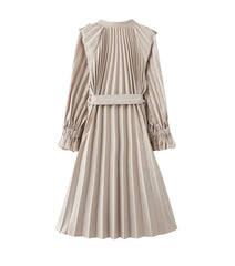 Luxury Plissé Trench Coat