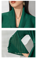 Luxury Formal Pleated 2-Piece