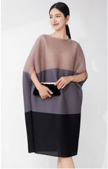 Elegant Pleated Tunic Dress