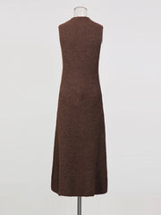 Luxe Wool-Blend Knit Dress Set