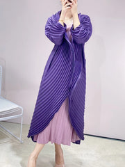 Truly Pleated Plisse Coat
