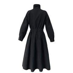 Luxe Cotton Blend Belted Dress