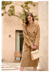 Luxury Cashmere Wool Long Coat