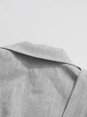 Asymmetrical Draped Blazer