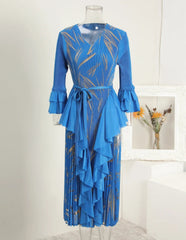 Luxury Pleats Formal Dress