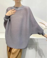 Luxury Pleats Batwing Top