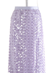 Floral Sequin Pull-On Midi Skirt