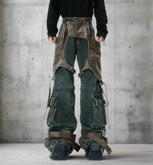 Men's Luxury Vegan Leather Jeans
