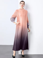 Truly Pleated Cuff Sleeve Dress