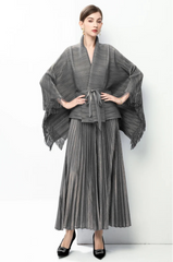 Luxury Plissé Two-Piece Set