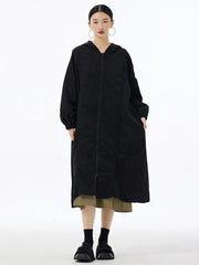 Everyday Oversized Hooded Long Coat