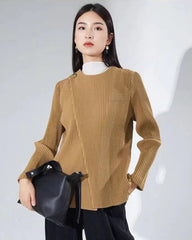Couture Plisse Convertible Jacket