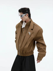 Men's High Society Cropped Aviator Jacket