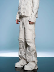 Men's Moto Vegan Leather Trousers
