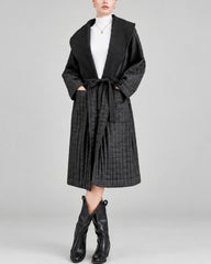 Signature Plissé Trench Coat