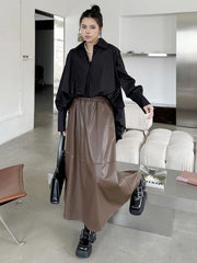 Luxury Poplin Balloon Blouse