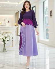 Elegant Pleated Formal Dress