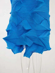 Luxury Pleated Folded Dress