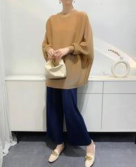 Luxury Pleats Batwing Top