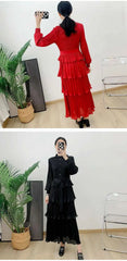 Truly Casual Pleated Blouse Dress