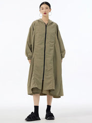 Everyday Oversized Hooded Long Coat