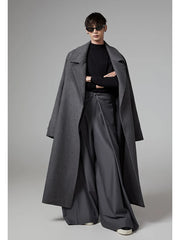 Men's Iconic Extra Long Wool-Blend Trench Coat