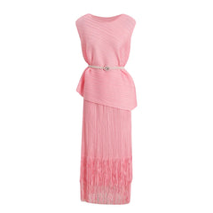 Truly Pleated Tank Top & Skirt