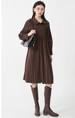 Luxury Pleated Trench Coat