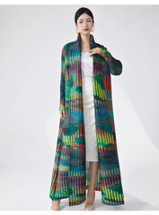 Women's Designer Loose Fit Pleated Overcoat