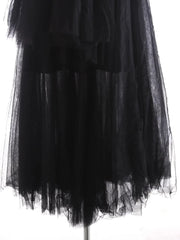 Luxury Asymmetrical Tulle Skirt