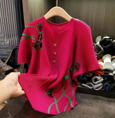 Luxury Pleated Stretchy Blouse