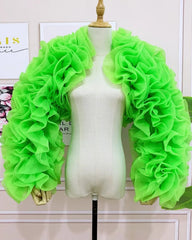 Luxury Ruffle Sleeve Bolero