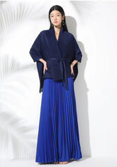 Co-ords Pleated Wrap Top & Pull-On Maxi Skirt