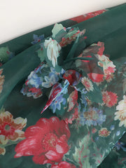Floral Appliqué Pull-On Skirt