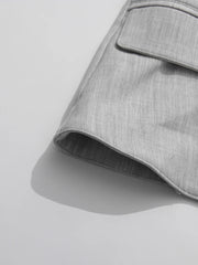 Asymmetrical Draped Blazer