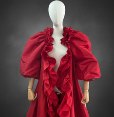 Luxury Taffeta Evening Coat