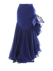 Luxury Asymmetrical Ruffle Skirt