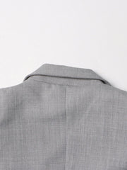 Premium Ruffled Peplum Blazer