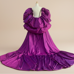 Luxury Taffeta Opera Coat