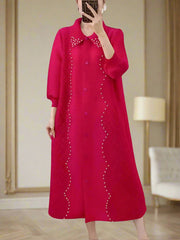 Luxury Plissé Oversized Dress