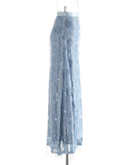 Luxury Glitter Fringe Skirt