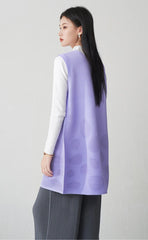 Luxe Day-to-Night Plissé Vest