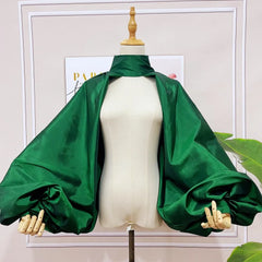 Luxury Voluminous-Sleeve Bolero