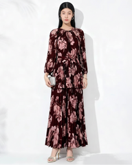 Luxury Plissé Dressy Pant Set