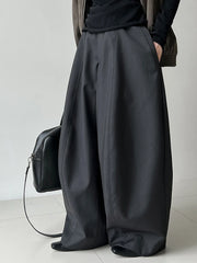 High-Waisted Wide-Leg Trousers