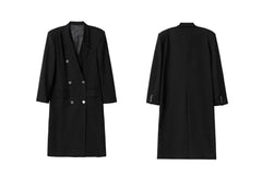 Men’s Full-Length Oversized Wool Blend Coat