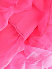 Couture Pleated Tulle Ruffle Skirt